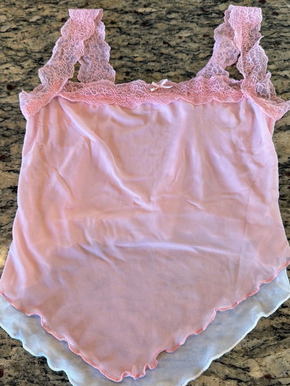 Pink Lace-Trim Camisole Tank Top - Women